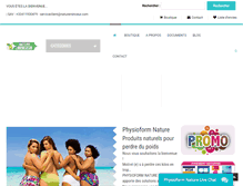 Tablet Screenshot of natureminceur.com